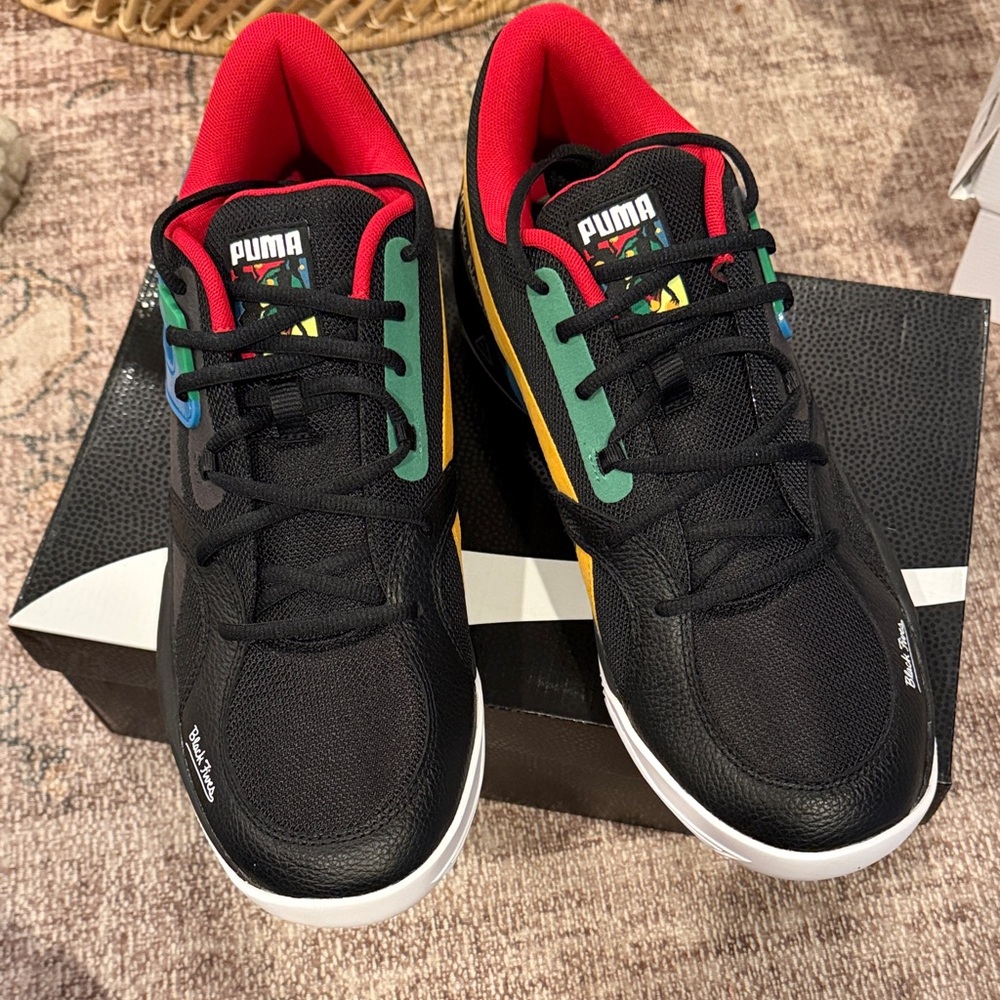 27. Puma TRC Blaze Court Pop Art “Black Fives” – Size 12 – NWB